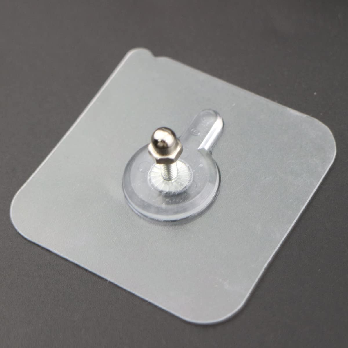 Adhesive Wall Mount Screw Hooks for Hanging Without Drilling