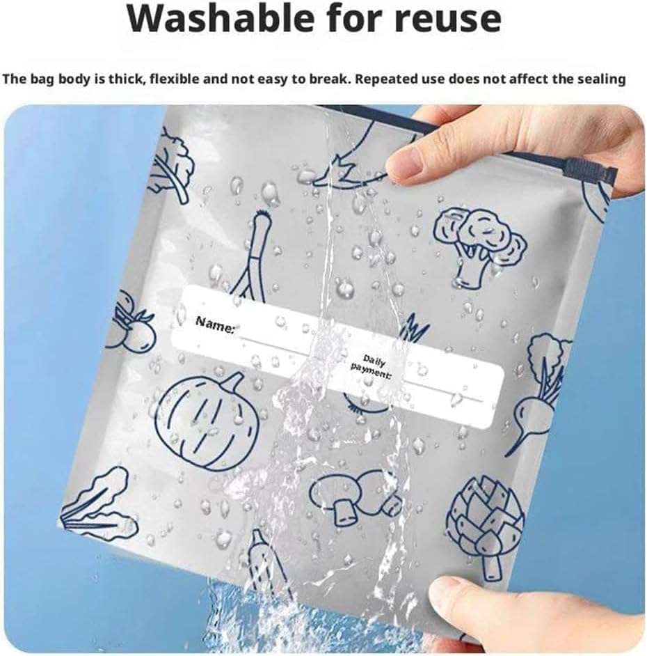 (20 PCS) Reusable Aluminum Foil Storage Bag