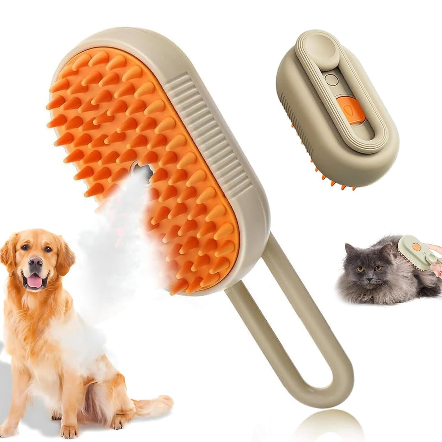 Pet Hair Remover Steam Brush