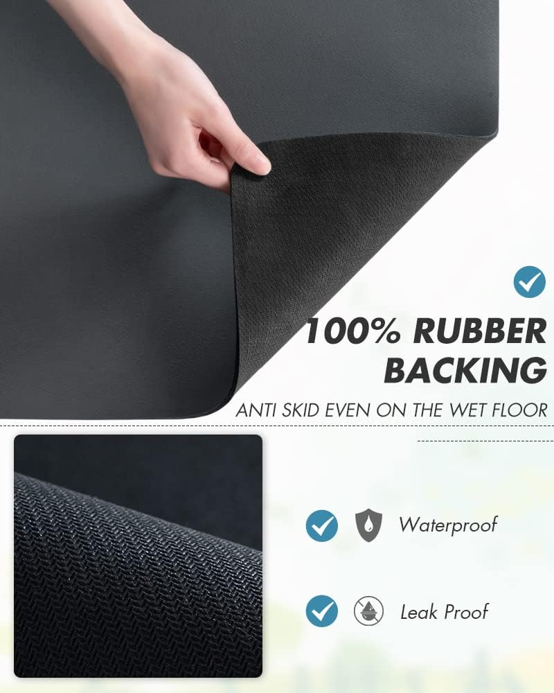 Water Absorbing Dish Drying Mat ( Size : 60 x 40 cm ) (Buy 1 Get 1 Free)
