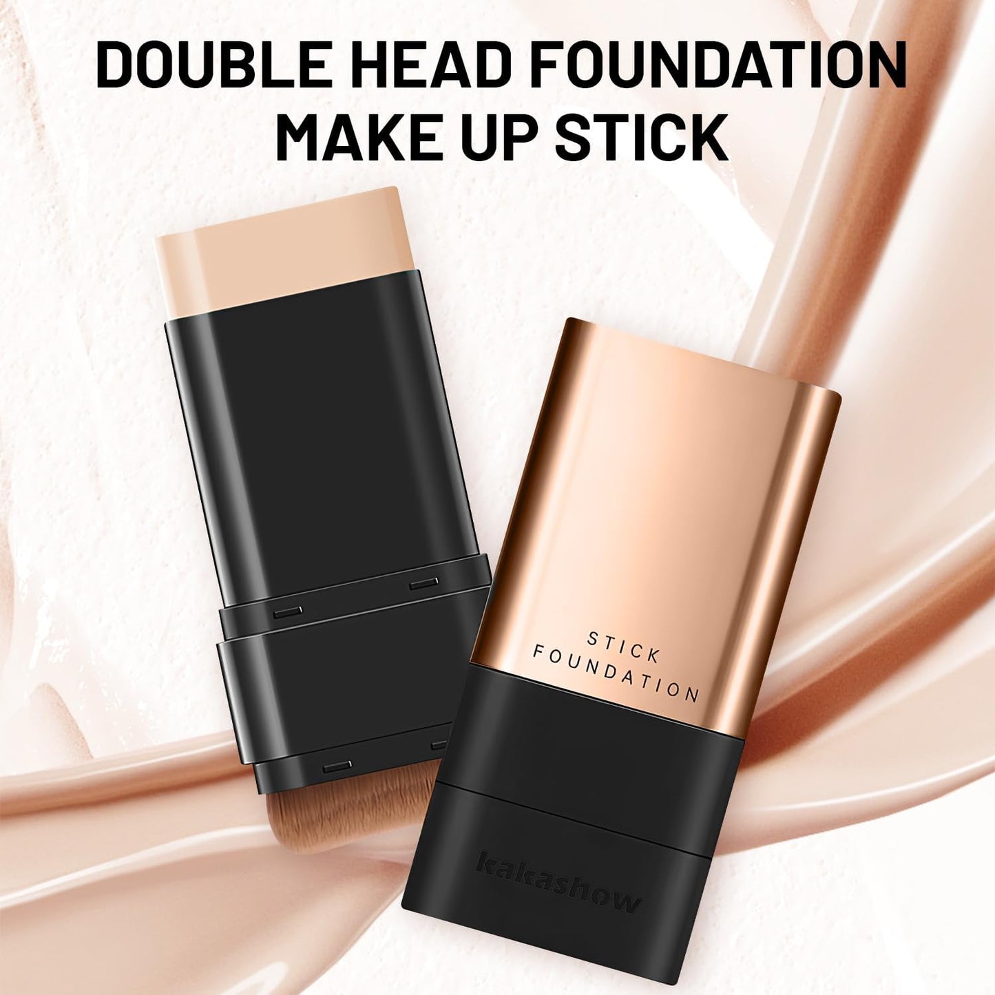 Premium Makeup Foundation Stick with Brush ( Buy 1 Get 1 Free )