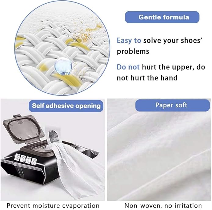 Quick Shoe Cleaning Wipes (Buy 1 Get 1 Free )