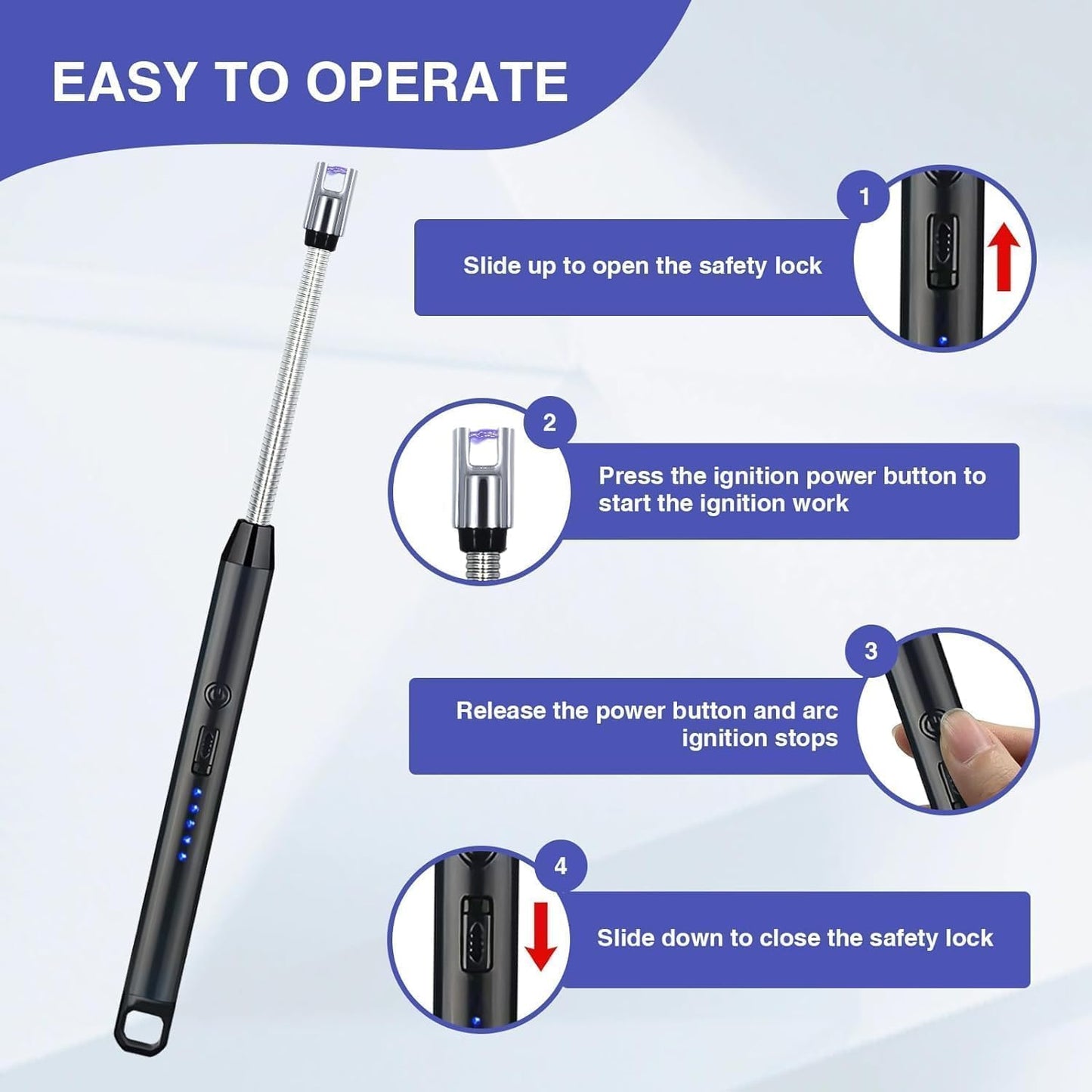 Rechargeable Electric Lighter (Buy 1 Get 1 Free)