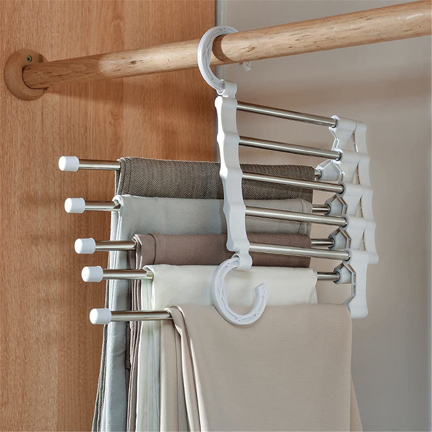 Stainless Steel Foldable Hanger For Clothes (Buy 1 Get 1 Free)
