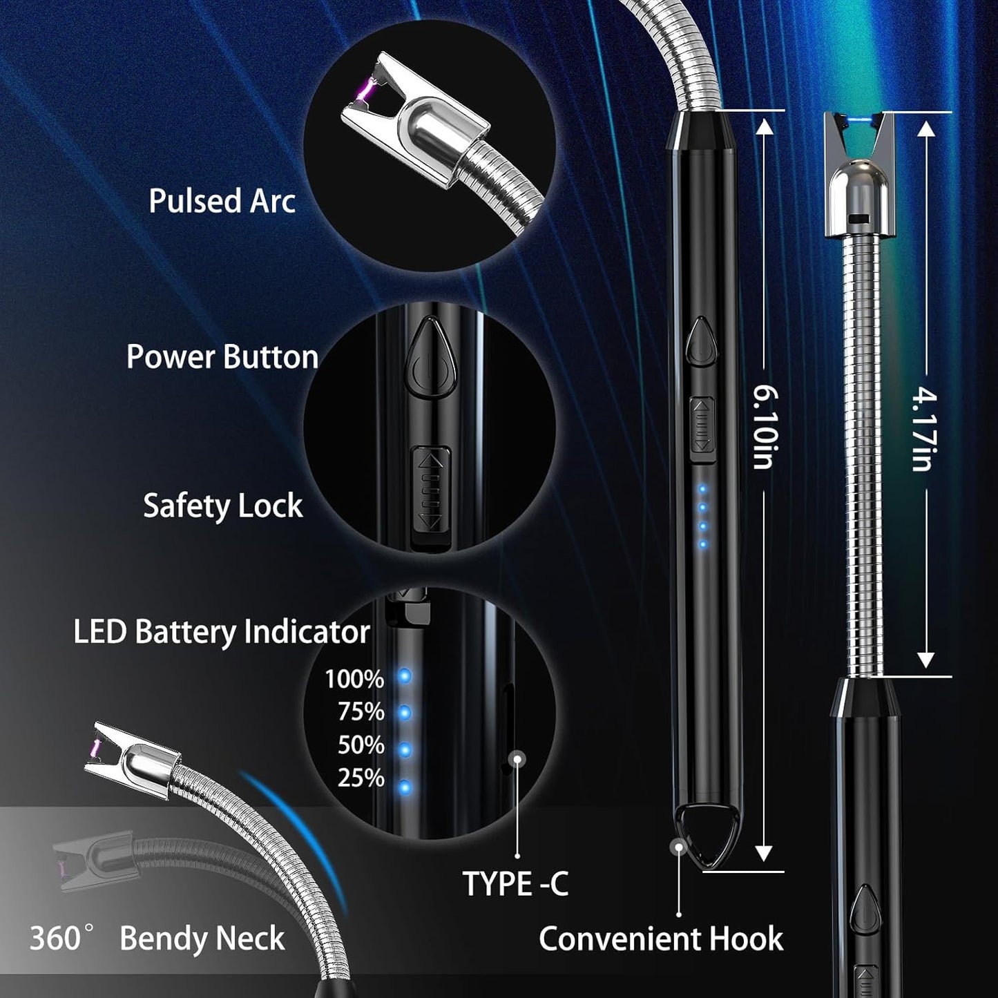 Rechargeable Electric Lighter (Buy 1 Get 1 Free)