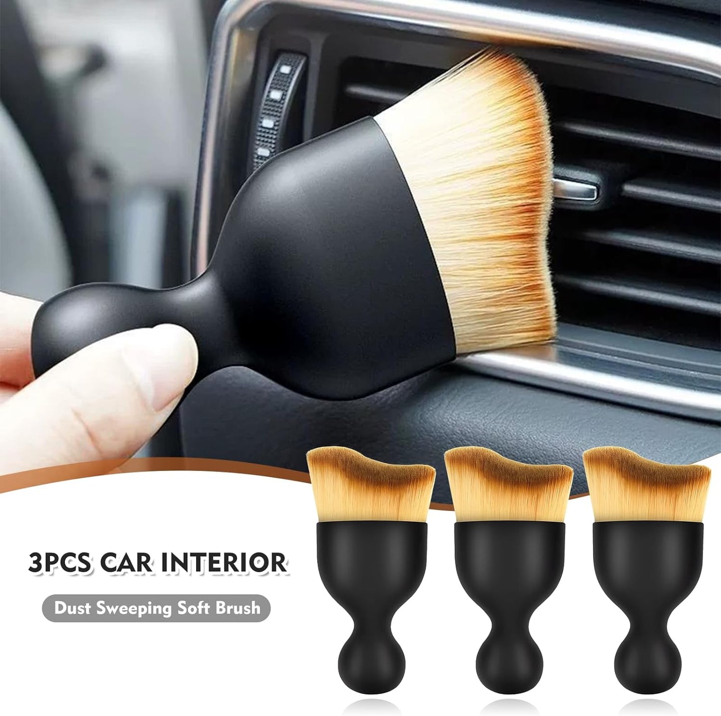 Car Interior Cleaning Brush (Buy 1 Get 2 Free)