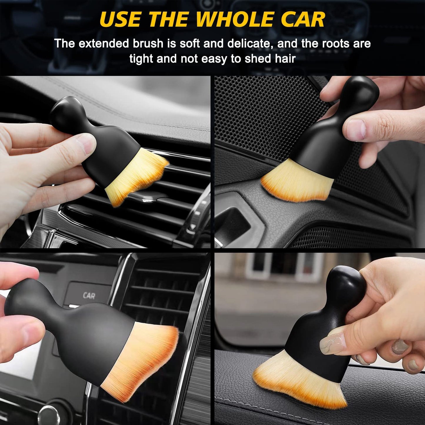 Car Interior Cleaning Brush (Buy 1 Get 2 Free)