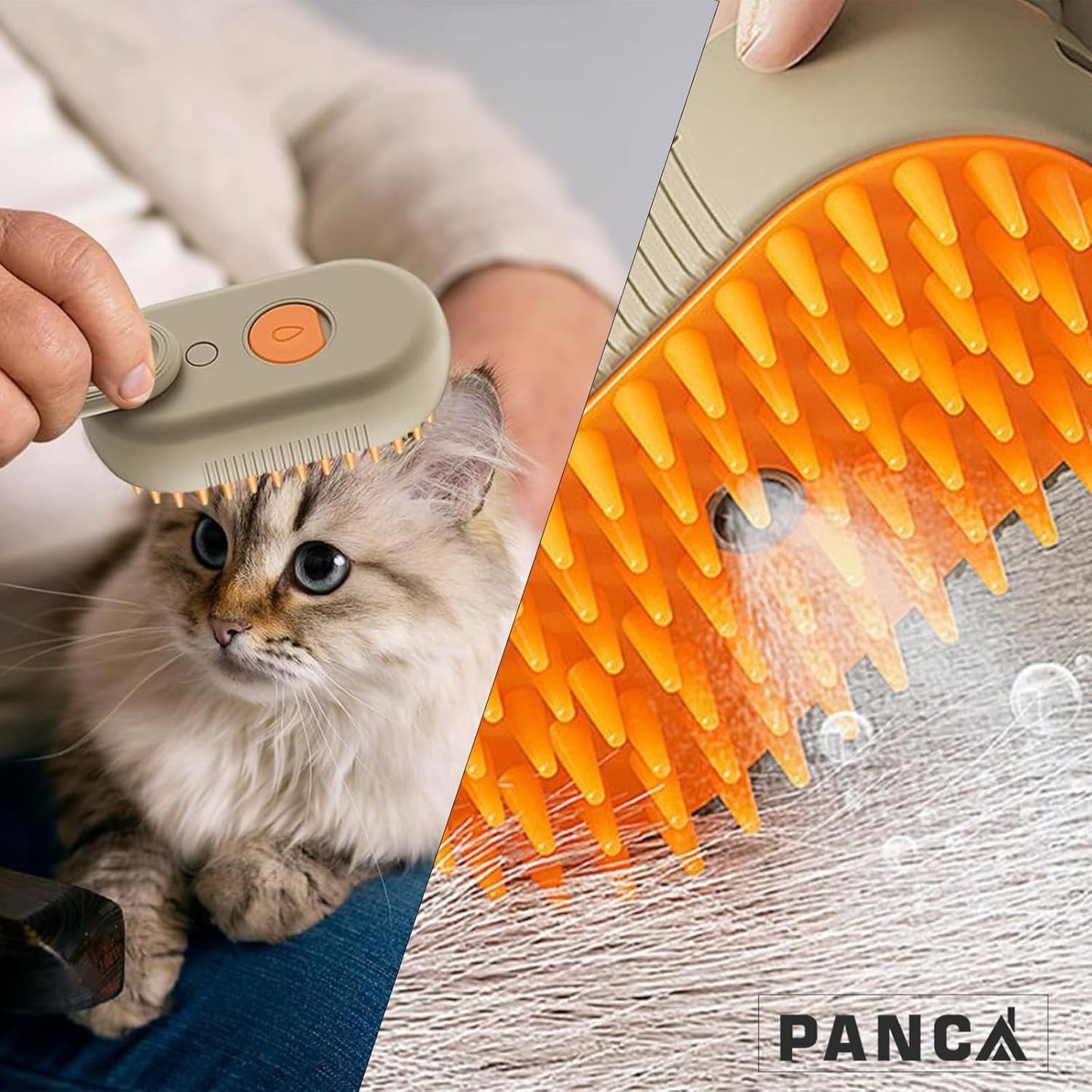Pet Hair Remover Steam Brush