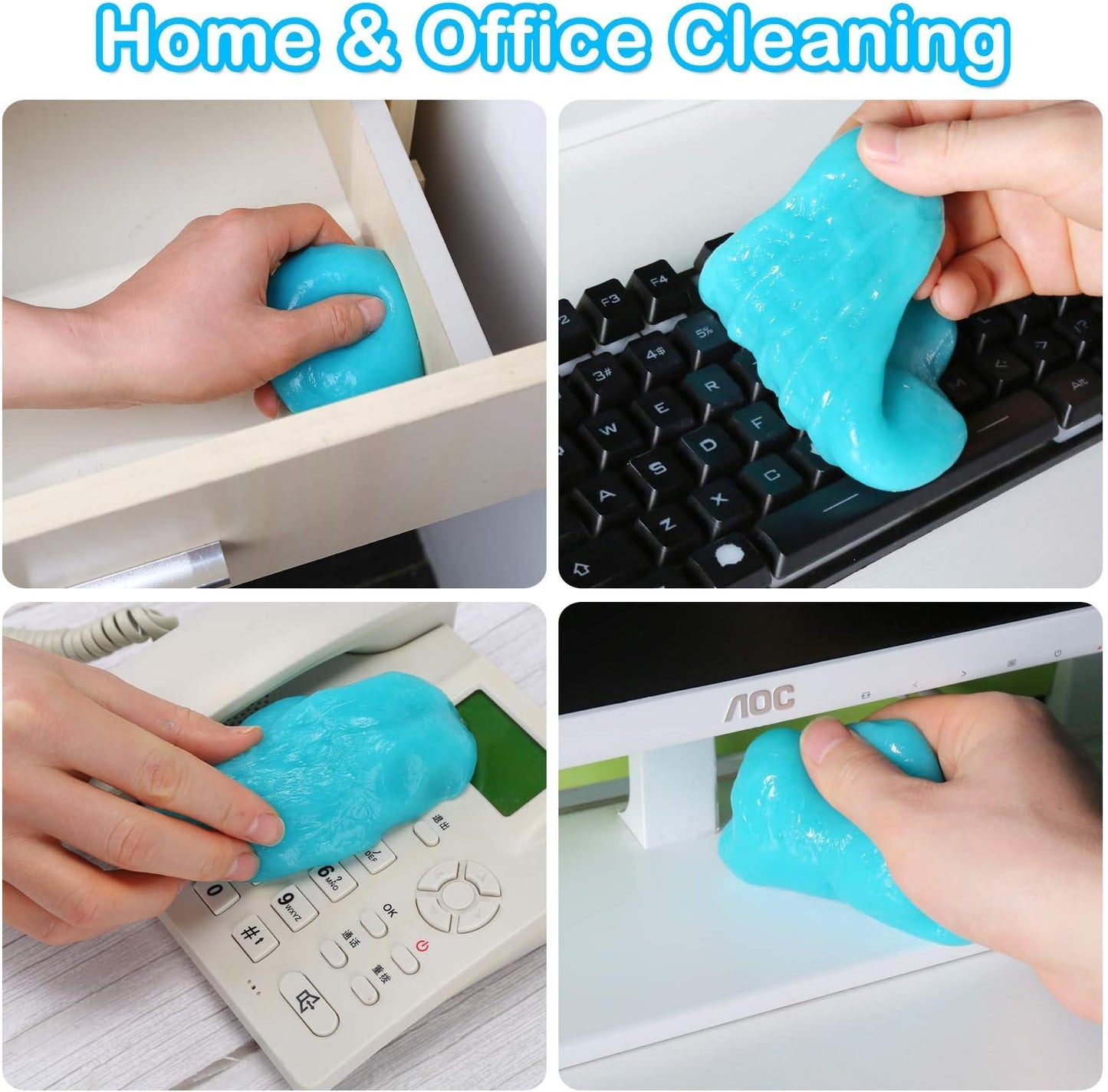 Dust Cleaning Gel For Car Interior, Keyboard, Electric Gadget Cleaning