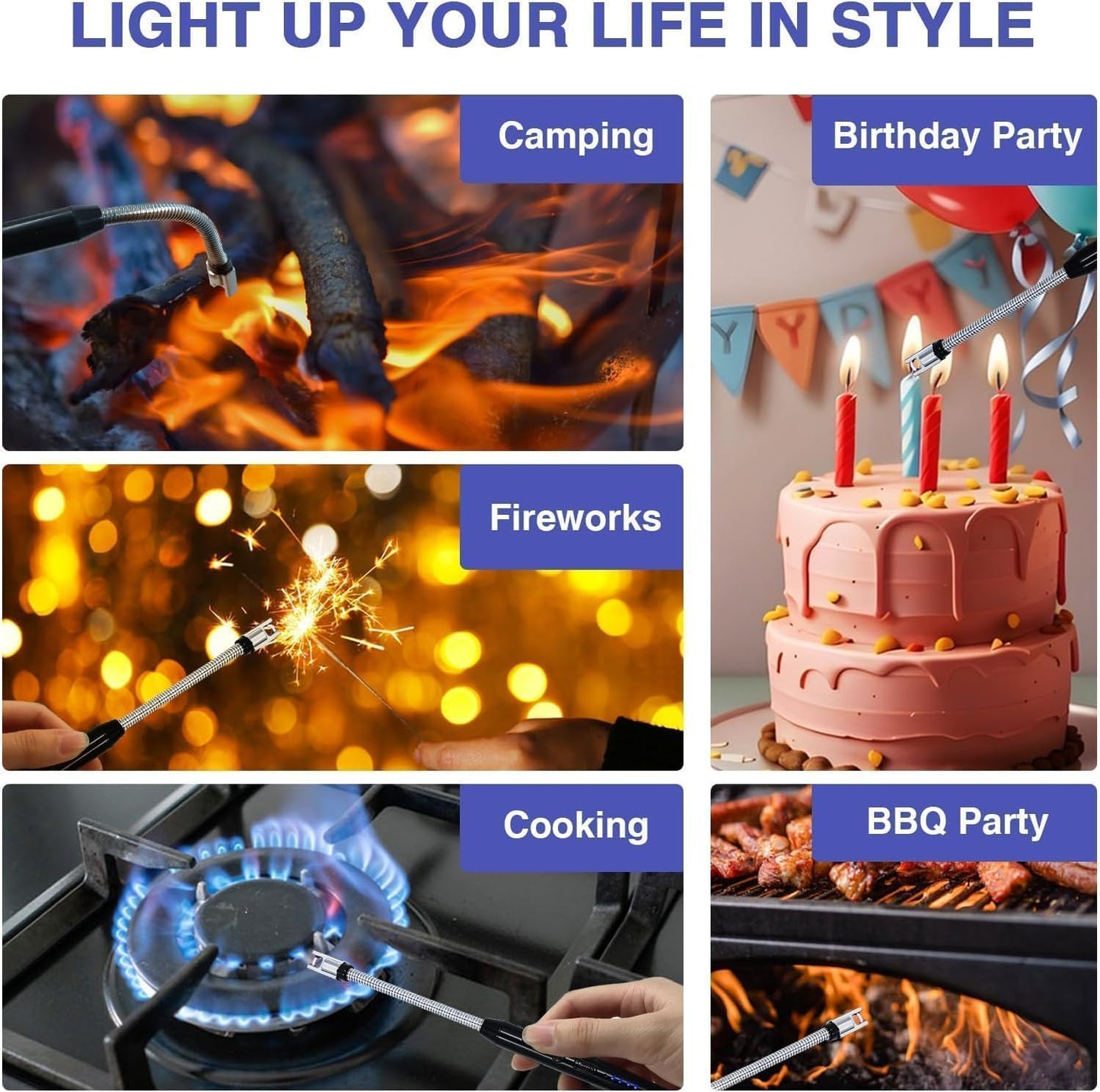 Rechargeable Electric Lighter (Buy 1 Get 1 Free)