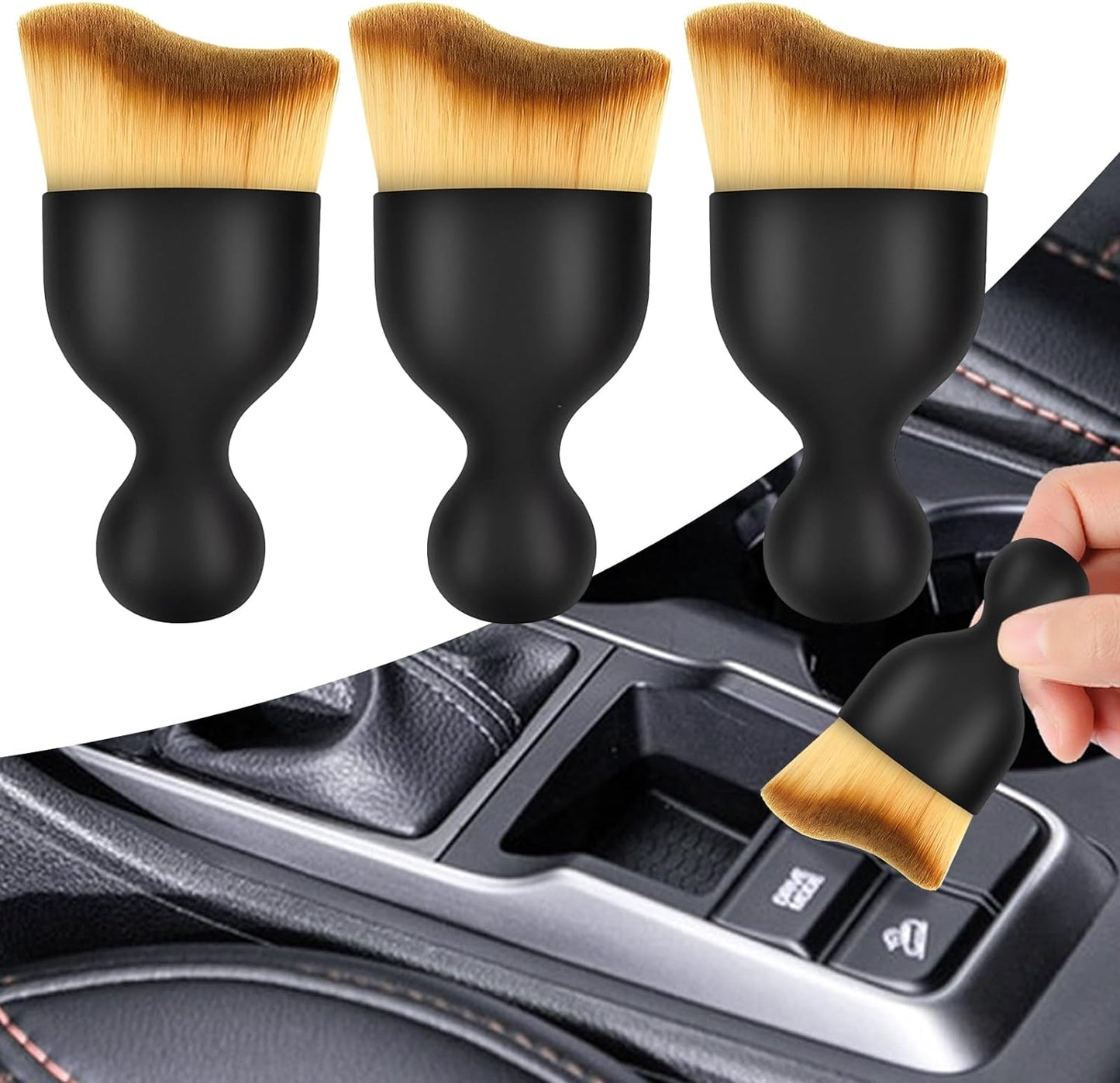Car Interior Cleaning Brush (Buy 1 Get 2 Free)