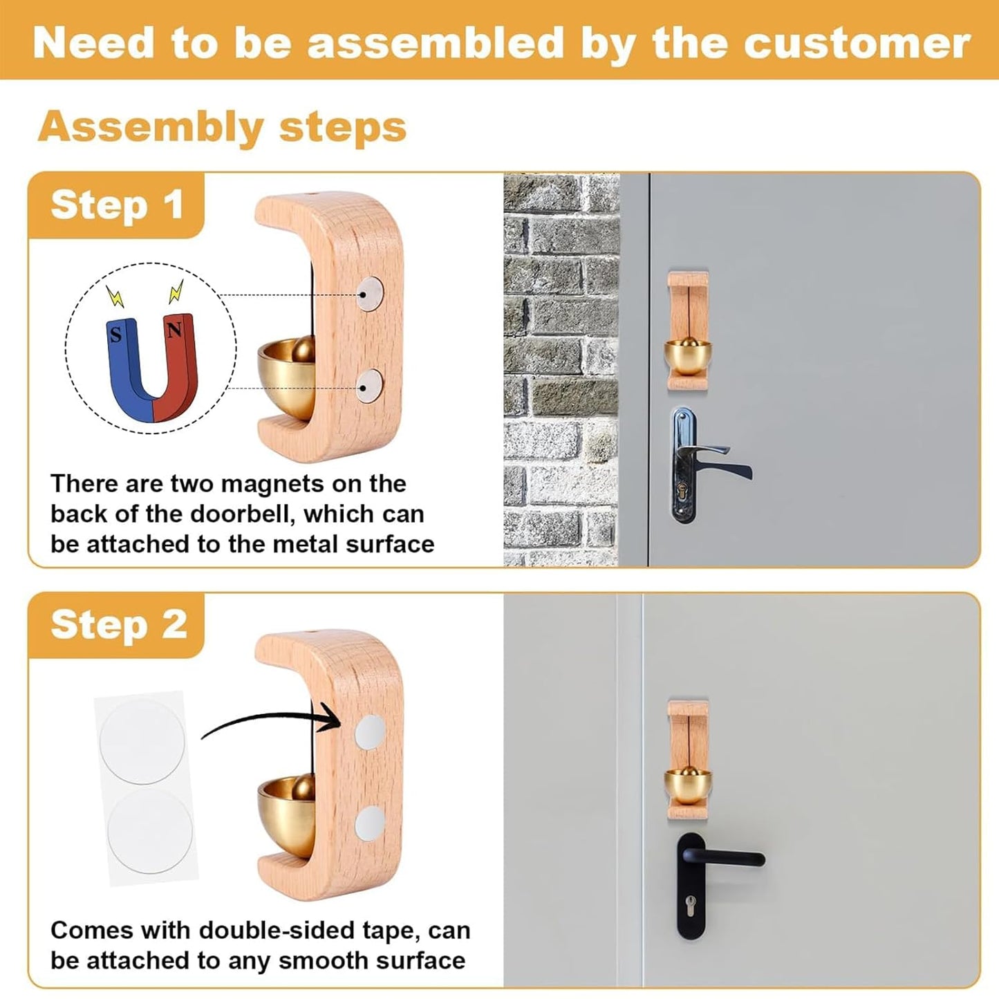 Door Opening Bell (Buy 1 Get 1 Free)