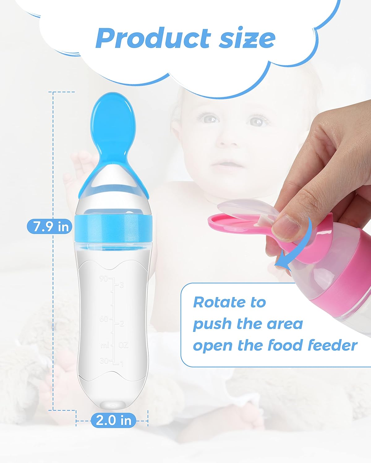 Baby Food Feeder Bottle