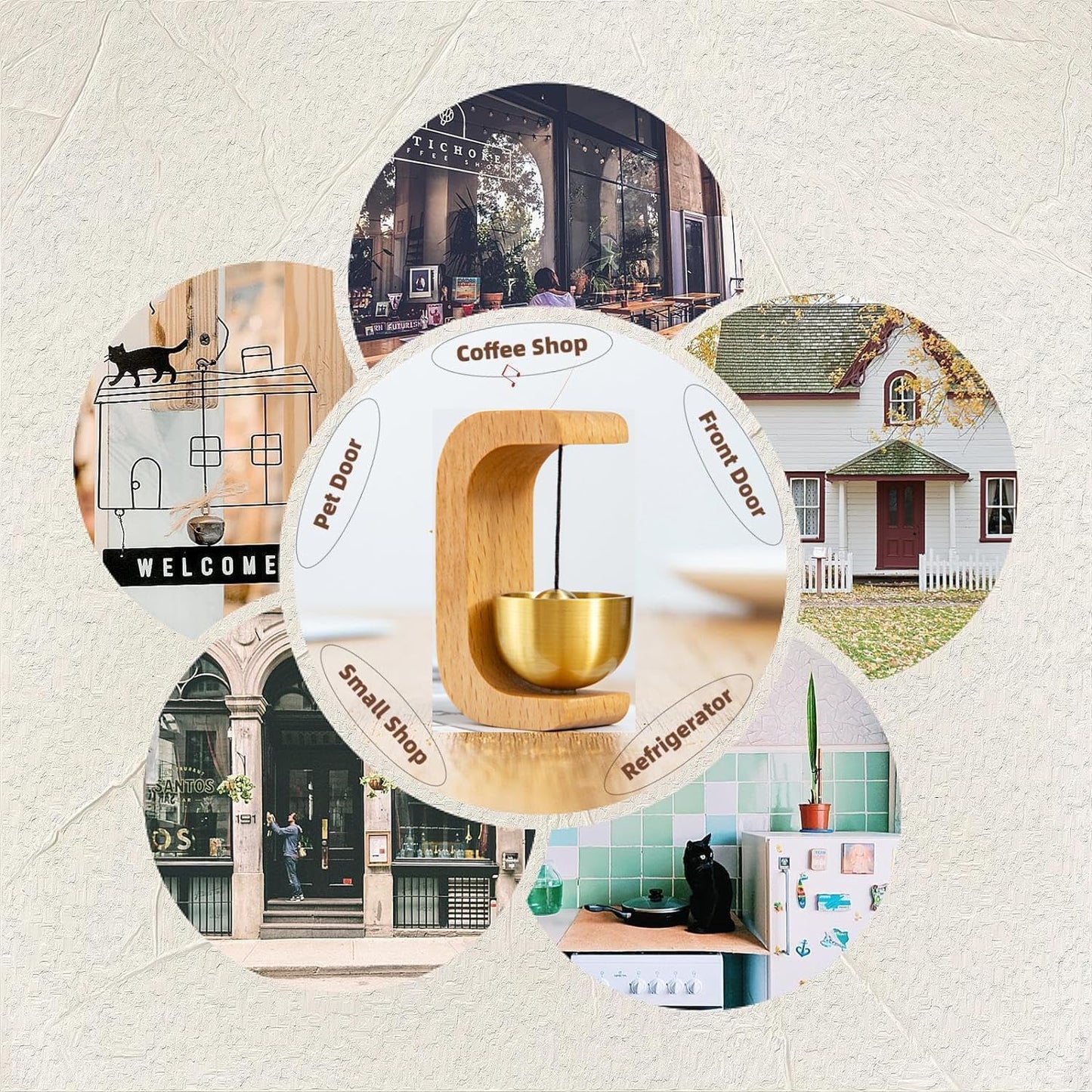 Door Opening Bell (Buy 1 Get 1 Free)