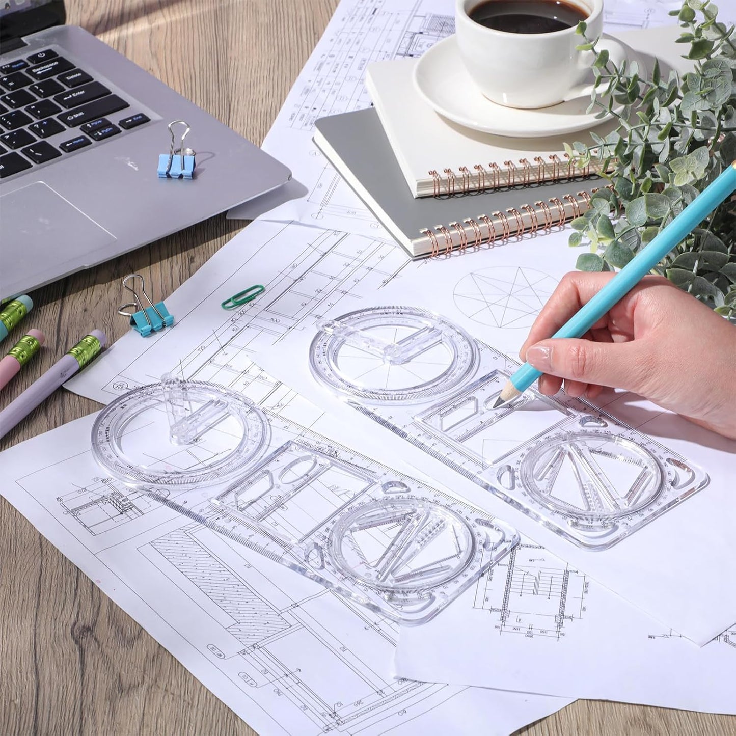 Multifunctional Geometric Ruler ( Buy 1 Get 1 Free )