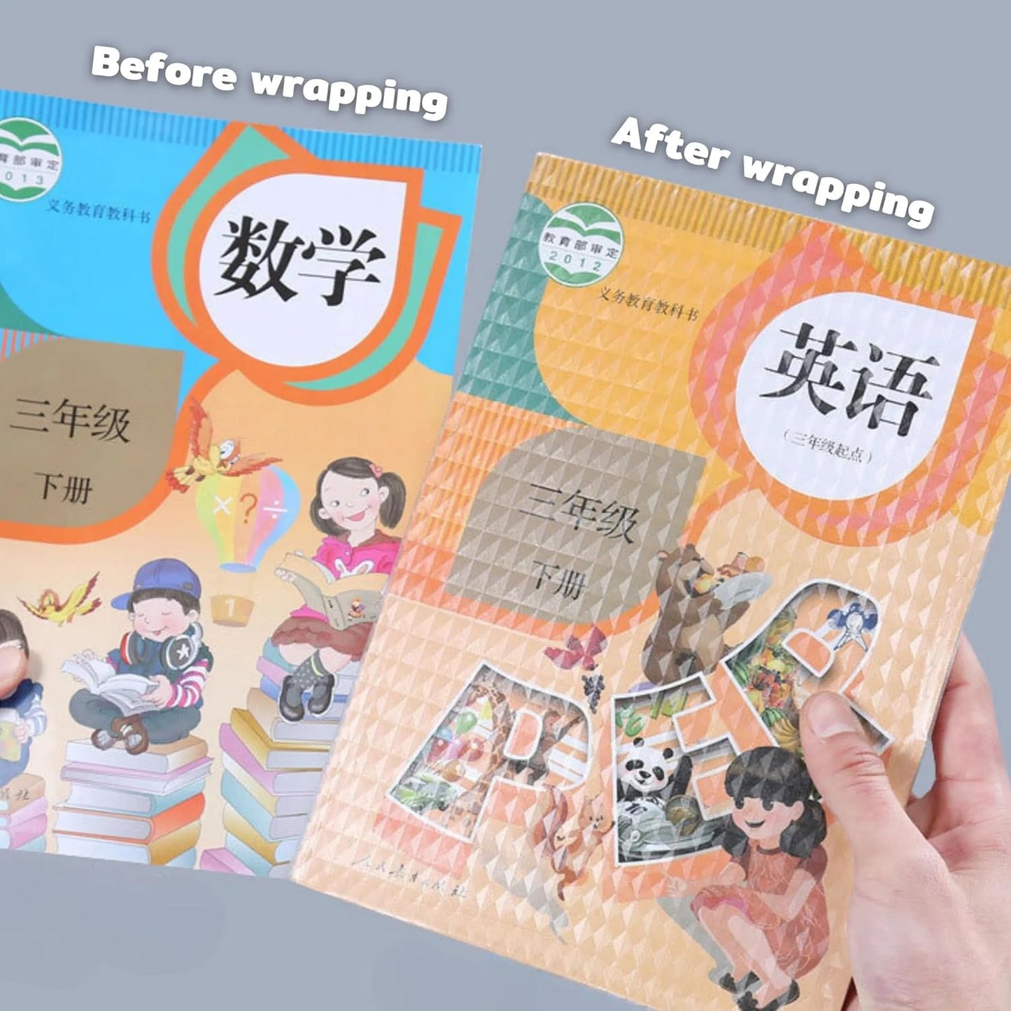 Waterproof Transparent Book Cover (30 Pcs)