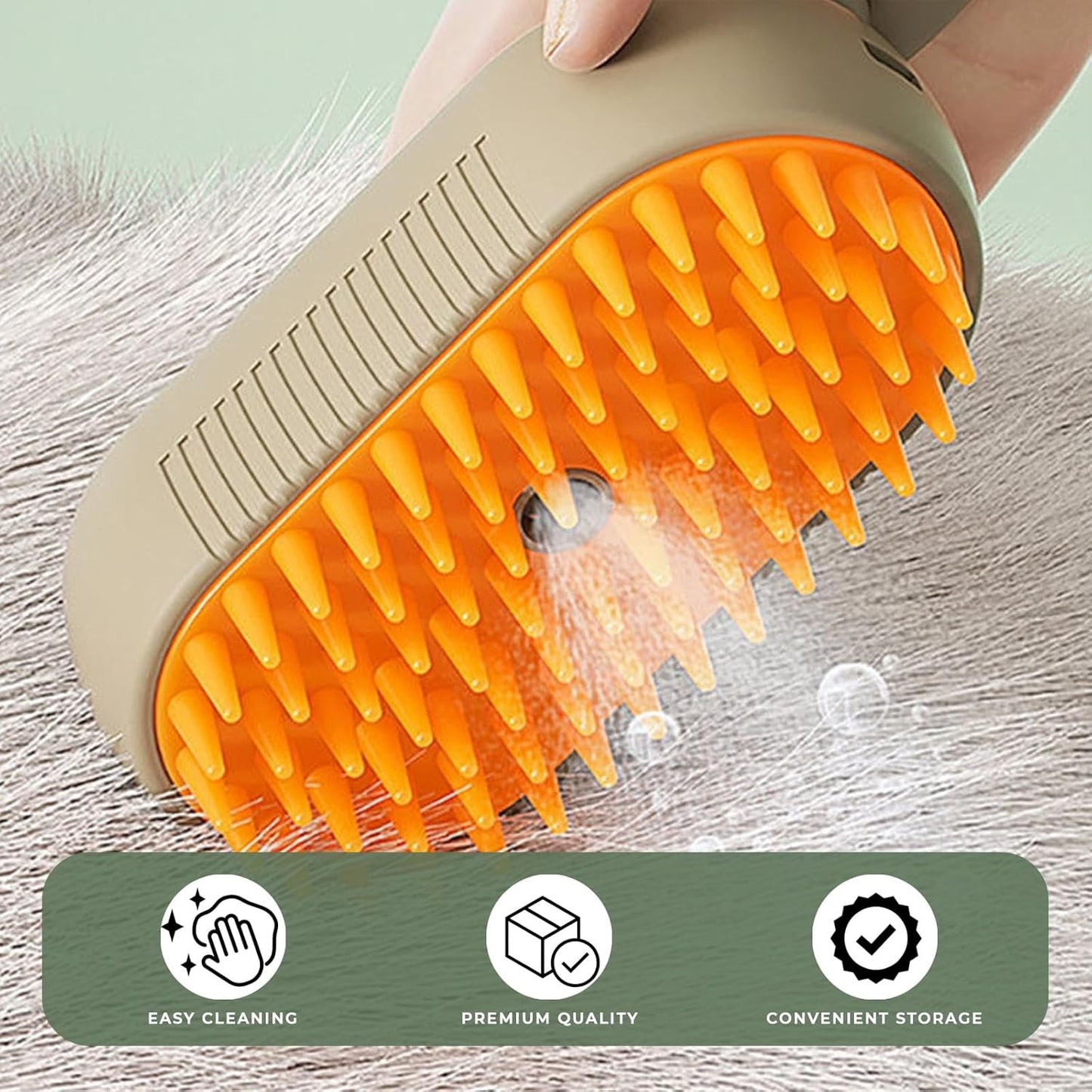 Pet Hair Remover Steam Brush
