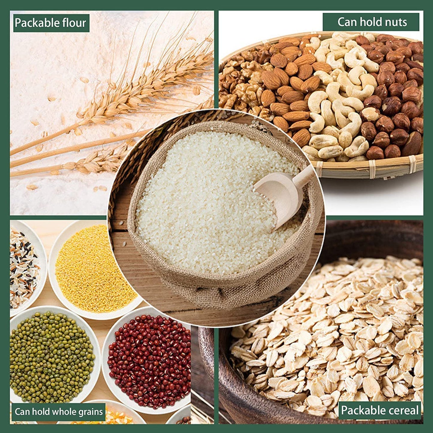 Food Storage Bag With Handle (Buy 1 Get 2 Free)