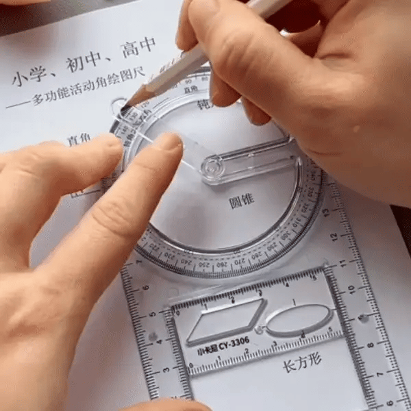Multifunctional Geometric Ruler ( Buy 1 Get 1 Free )