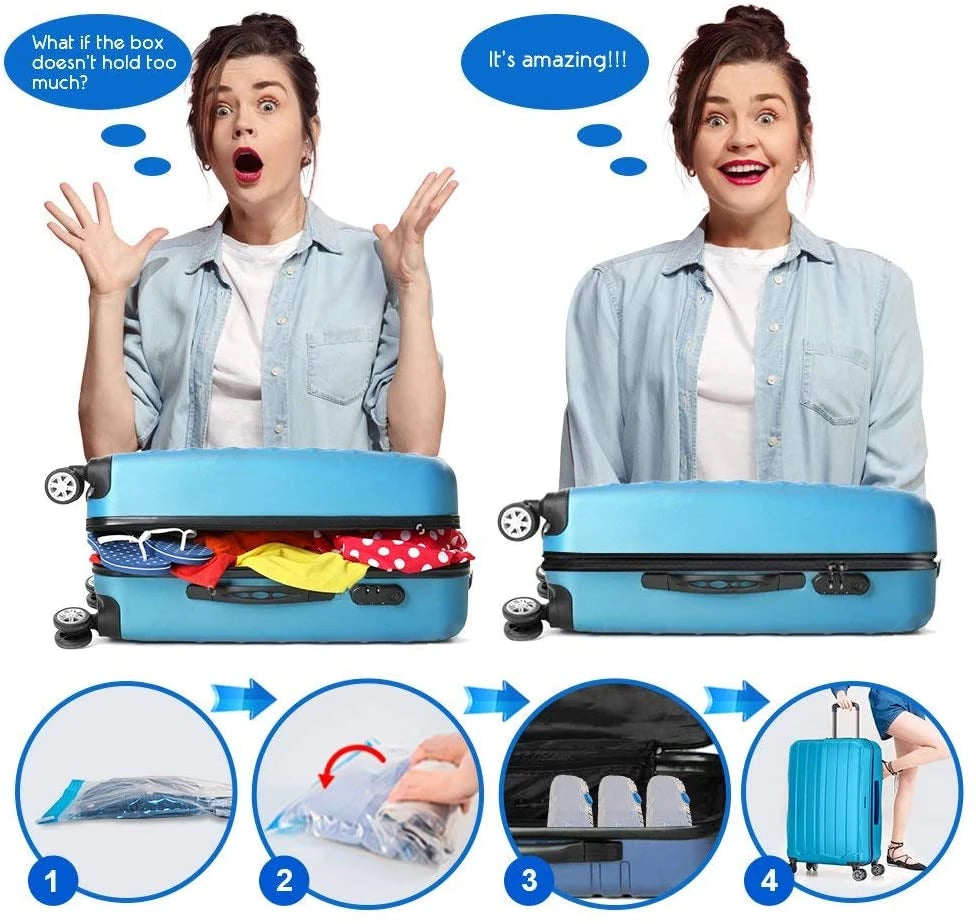 Space Saver Vacuum Storage Bag (5 Bag + 1 Pump)