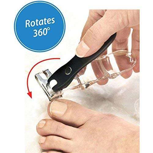 360 Degree Rotating Nail Cutter (Stainless Steel)