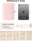Premium Leather Jewellery Organizer Book (Pink)