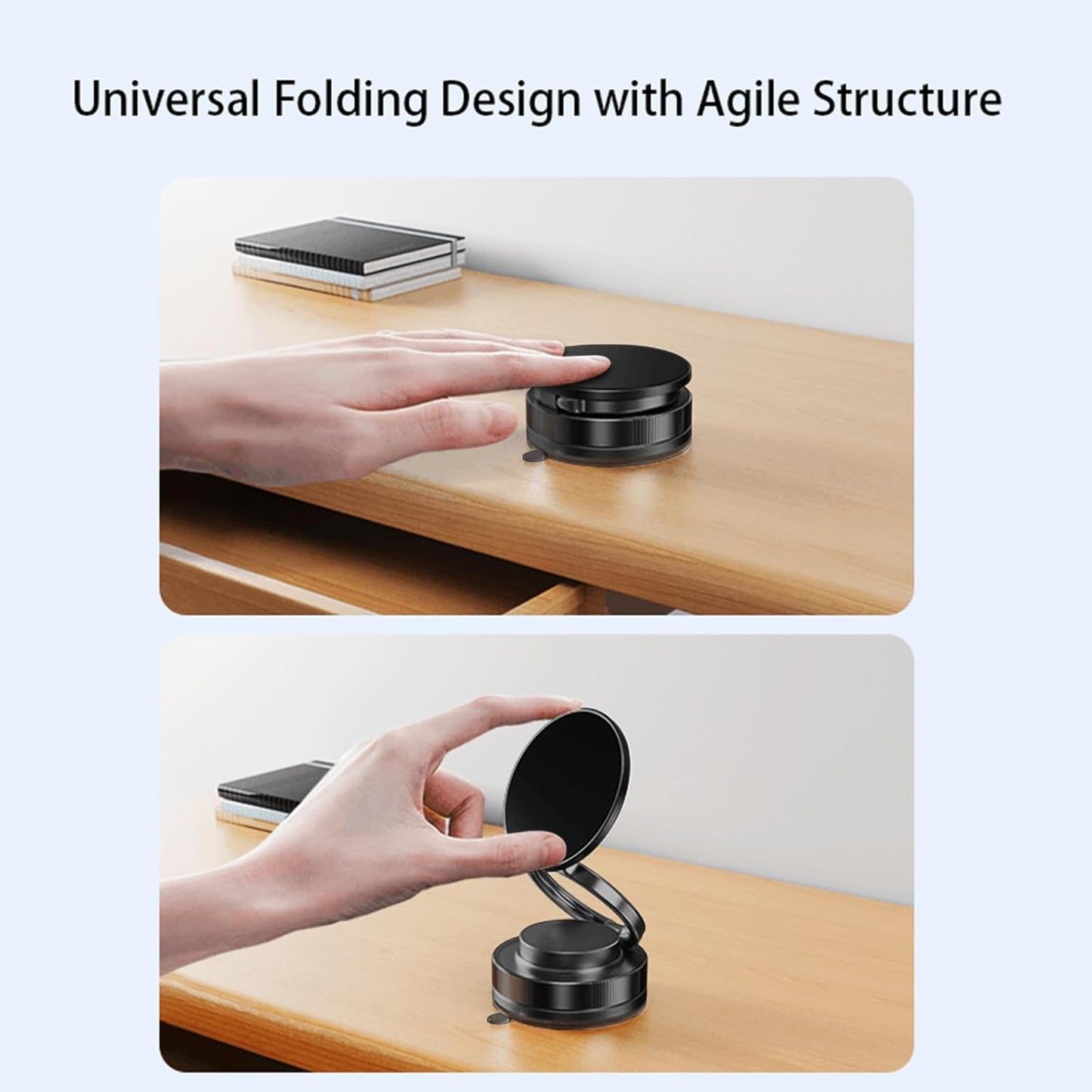 Multipurpose Vacuum Magnetic Phone Holder 360° Rotation & 180° Adjustable ( Buy 1 Get 1 Free )