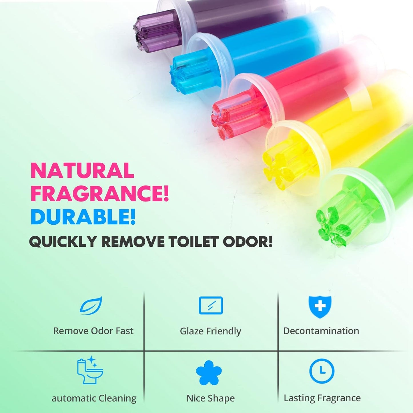 Flower Toilet Gel for Fresh Smell (Pack Of 4)