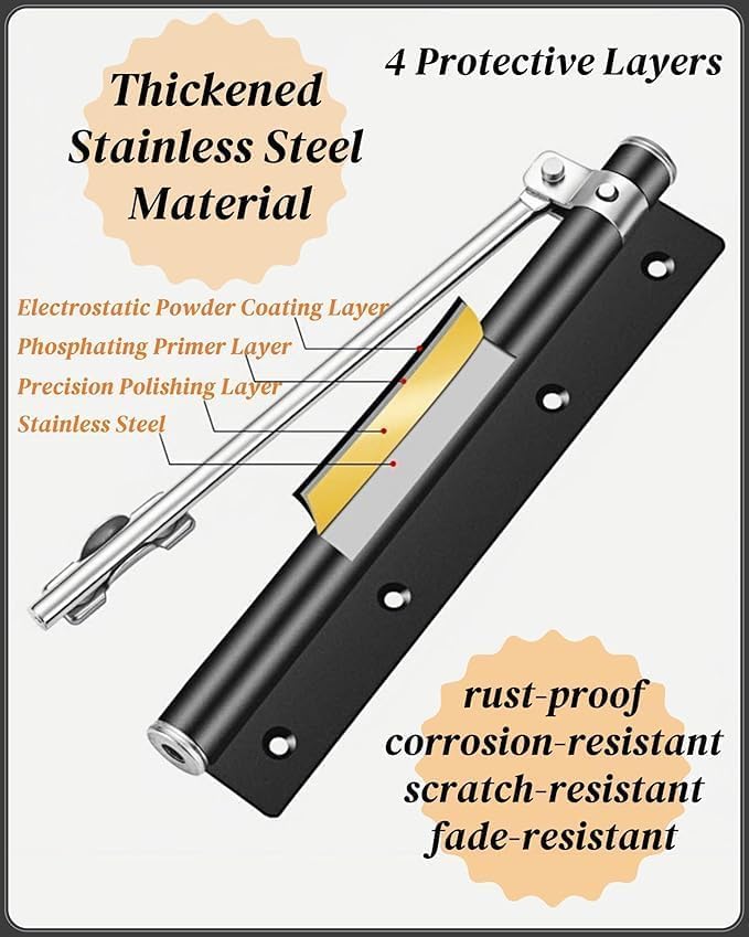 Automatic Door Closer ( Buy 1 Get 1 Free )