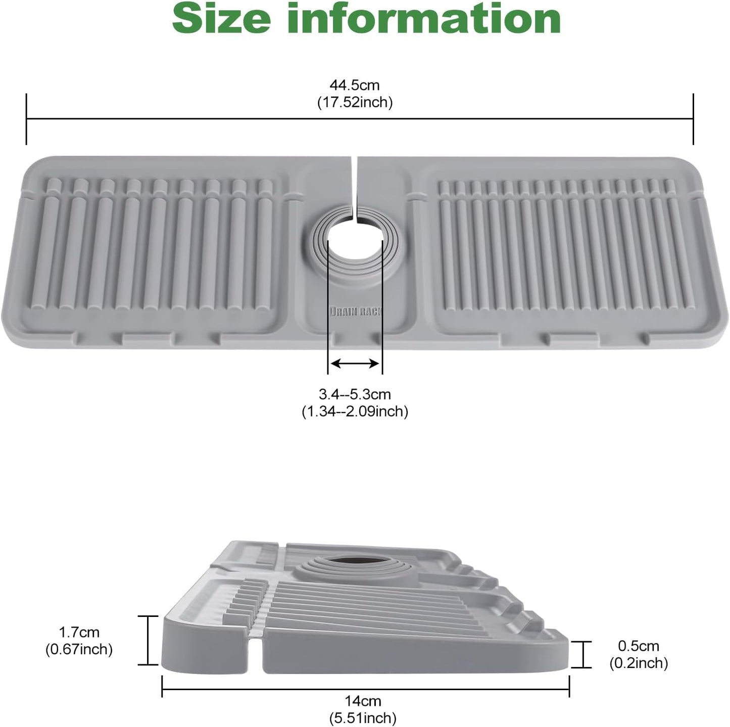 Faucet Silicone Drain Pad For Kitchen, Bathroom, Sink (Buy 1 Get 1 Free)