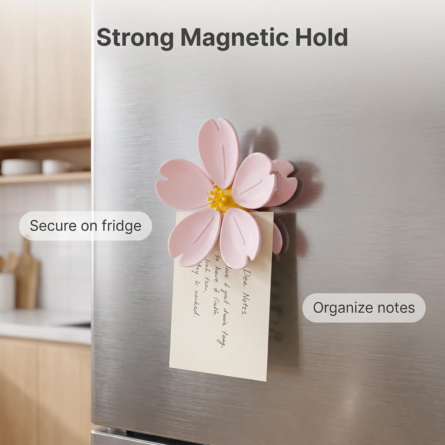 Flower Magnetic Fridge Clip