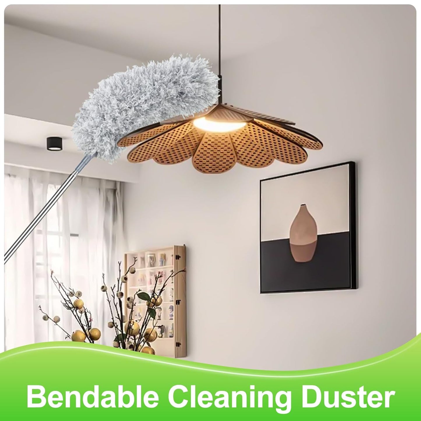 Long Dust Cleaning Mop - Washable