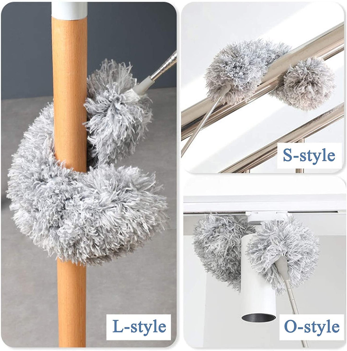 Long Dust Cleaning Mop - Washable