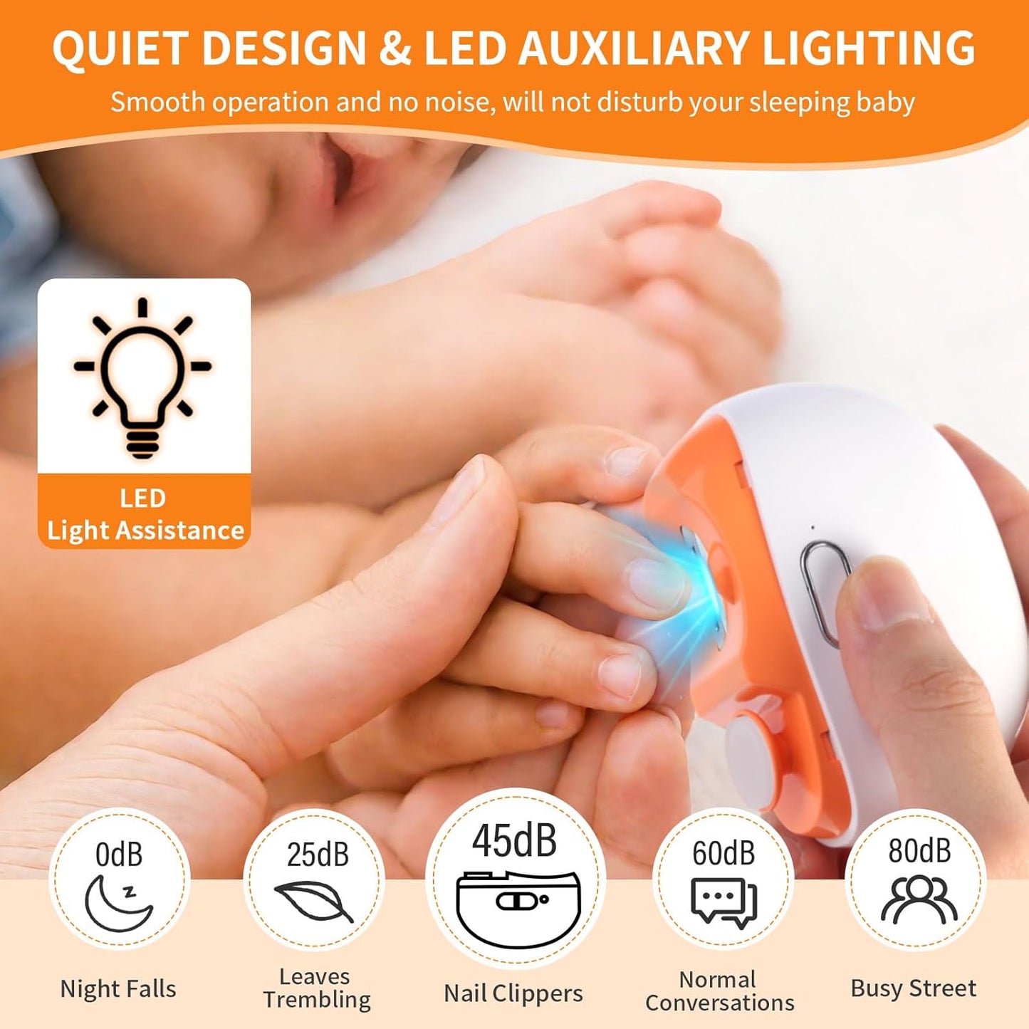Rechargeable Electric Nail Clipper
