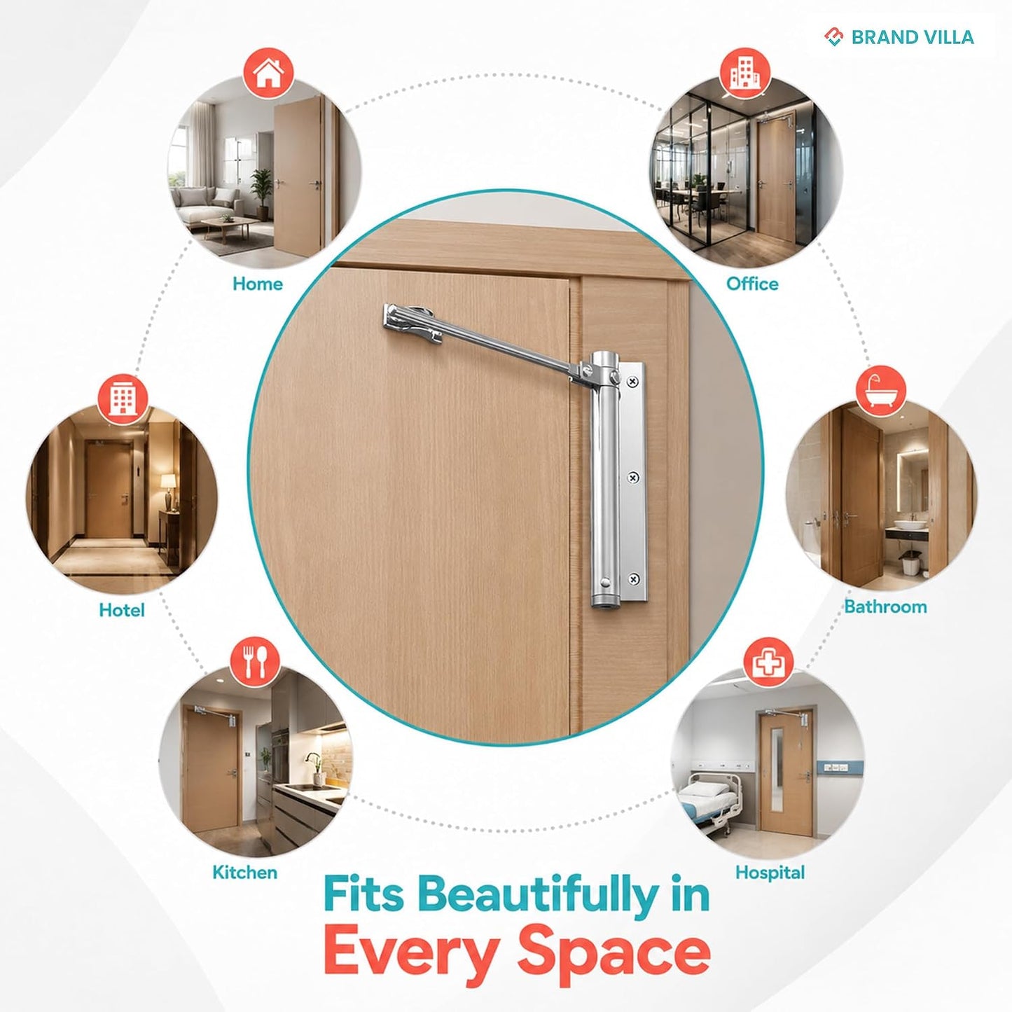 Automatic Door Closer ( Buy 1 Get 1 Free )