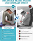 Inflatable Travel Pillow For Support Neck & Head