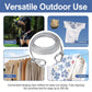 Portable Stainless Steel Clothesline Rope with Hooks (Buy 1 Get 1 Free)
