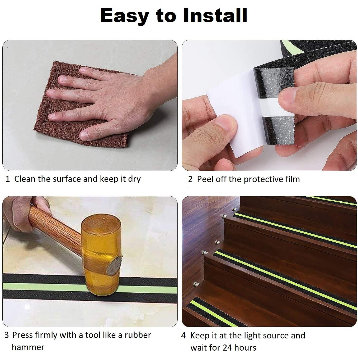 Anti Slip Stair Tape With (Night Light)