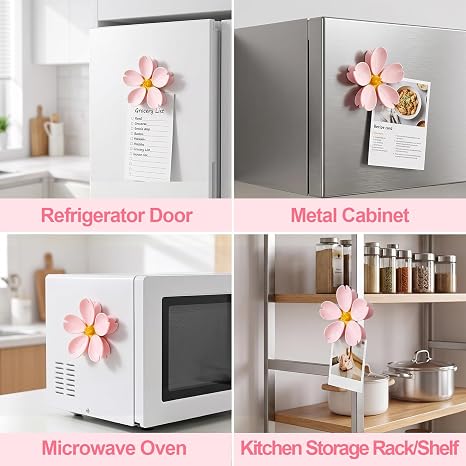 Flower Magnetic Fridge Clip