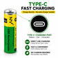 Type C Rechargeable Batteries 800 mWh 2 Pcs AAA & 2 Pcs AA Total ( 4 Pcs Set )
