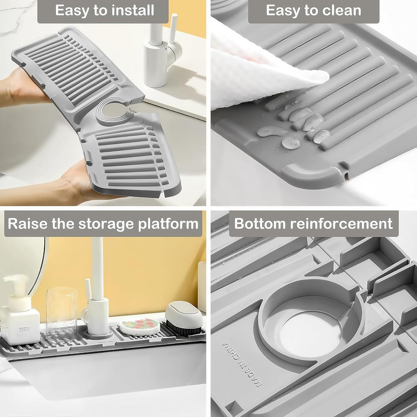 Faucet Silicone Drain Pad For Kitchen, Bathroom, Sink (Buy 1 Get 1 Free)