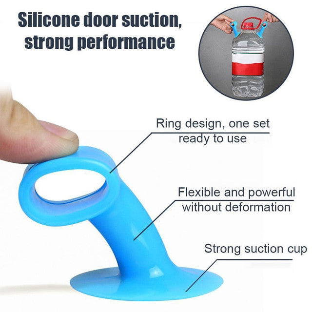 Silicone Door Stopper Wall Protector (Pack of 10)