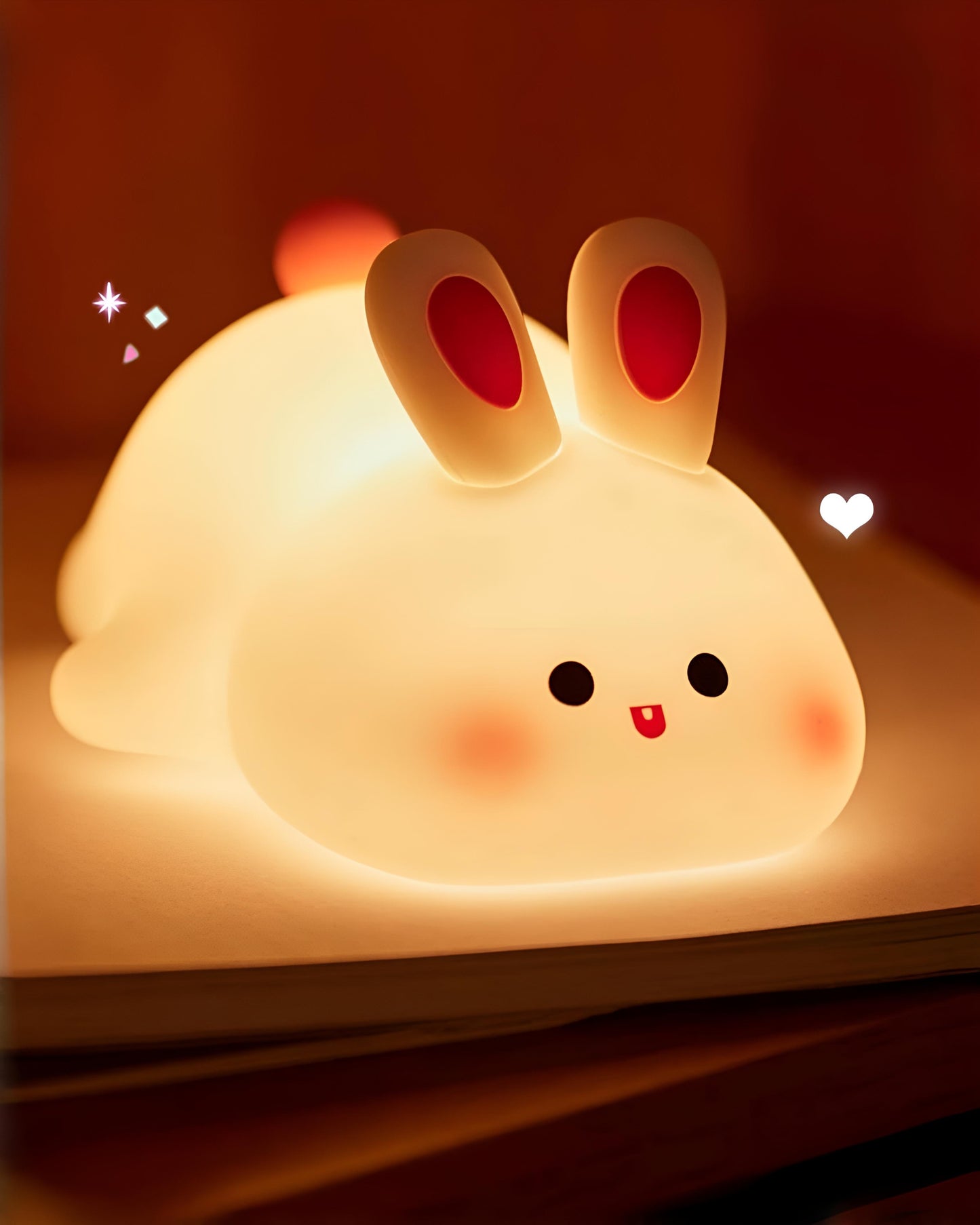 Cute Rabbit Night Light Lamp