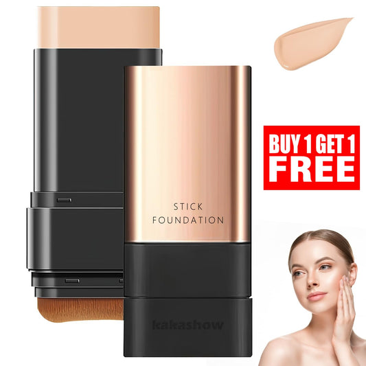 Premium Makeup Foundation Stick with Brush ( Buy 1 Get 1 Free )
