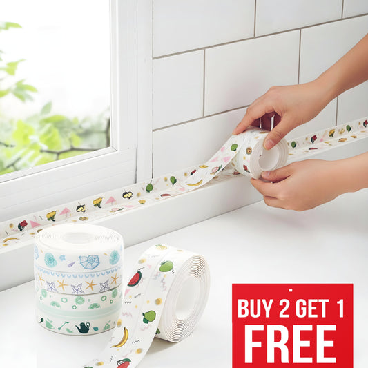 Waterproof & Oil Proof Seal Tape For Kitchen Sink, Toilet & Bathroom ( Buy 2 Get 1 Free )