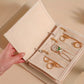 Premium Leather Jewellery Organizer Book (Pink)