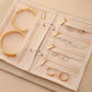 Premium Leather Jewellery Organizer Book (Pink)
