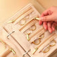 Premium Leather Jewellery Organizer Book (Pink)