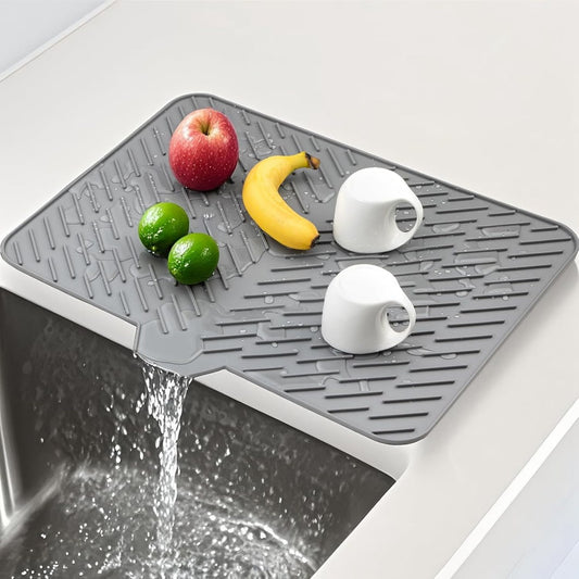 Non-Slip & Heat-Resistant Silicone Dish Drying Mat