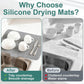 Non-Slip & Heat-Resistant Silicone Dish Drying Mat